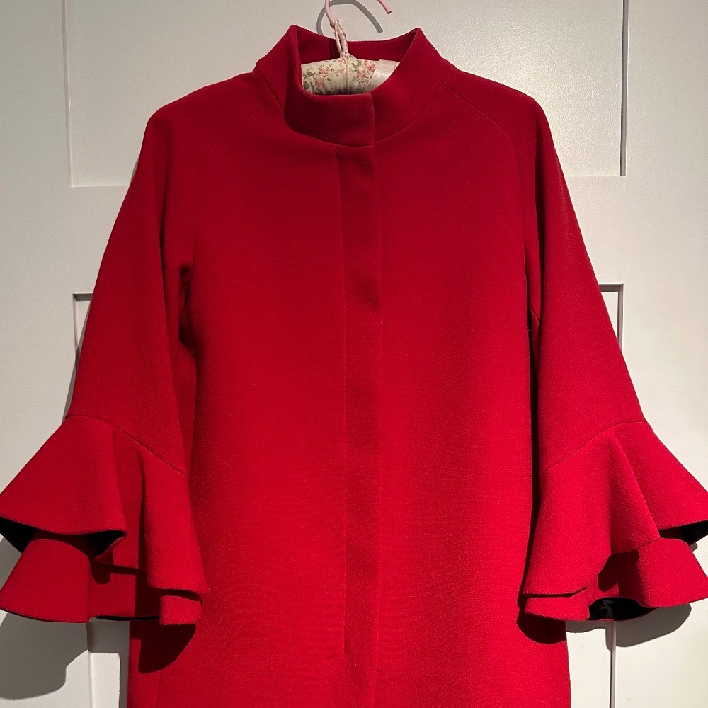 Ellabee red fall/winter coat size small